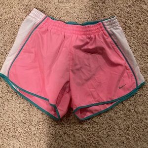Hot pink Nike shorts